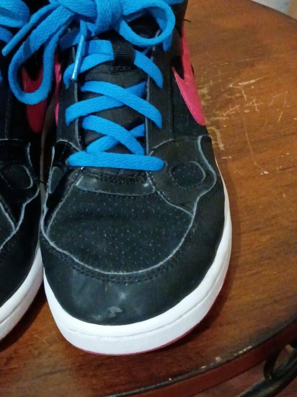 Nike Son of Force Mid Sneaker Big Kids. Black/Pink. Size: 3Y - Picture 8 of 13